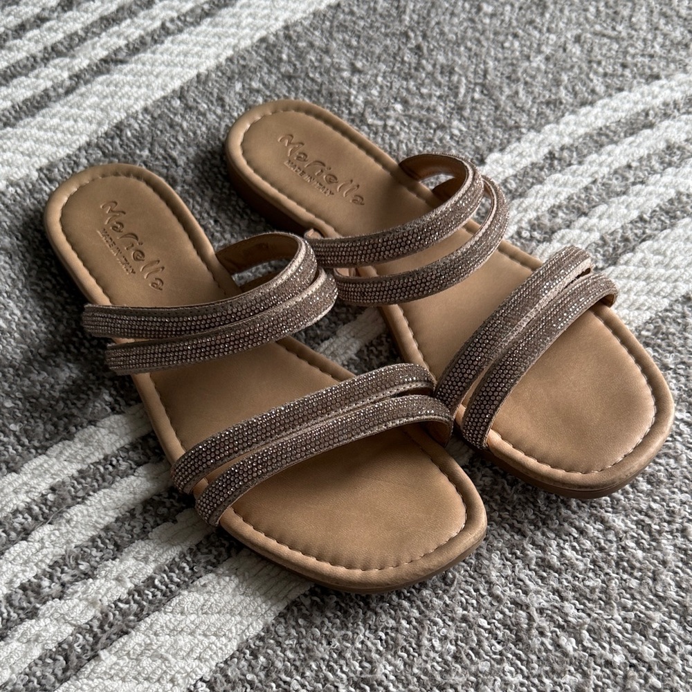 MARIELLA // ROSE GOLD SANDALS